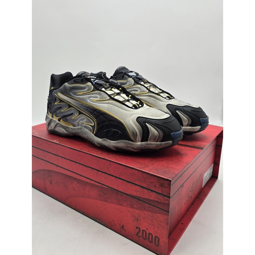 Puma A$AP Rocky Inhale Distressed Packl NPNE Shoes Mens Size‎ 8 White Black New